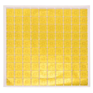 TEMU 200개 방지 스티커 - 문서, 신분증, 운전면허증, 이벤트 티켓용 - 15x15mm (2장) - 보안 증명 데칼