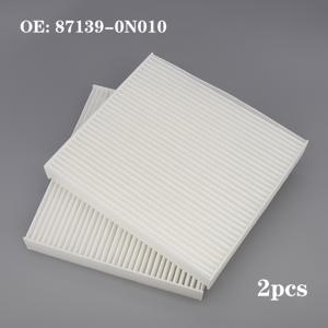 (2개입) 캠리, 코롤라, 4Runner, 아발론, 라브4, 렉서스용 캐빈 에어 필터, OEM: 87139-(02090/06040/07010/50060/50100/0N010/YZZ08)