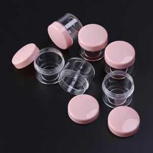 TEMU 6개 핑크 미니 여행용 용기 20G - 크림, 샴푸, 로션용 휴대용 원형 용기, 무향 플라스틱