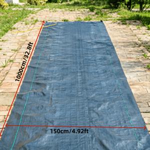 TEMU 잡초 방지 조경 패브릭, 5 X 33 Ft 고강도 2.8Oz 접지 덮개, 높은 투과성 잡초 차단 정원 매트 (마당, 화단, 통로용)