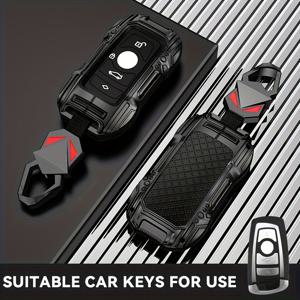 TEMU BMW 모델 (520, 525, F30, F10, F18, 118I, , 시리즈 1, 3, 5, 7 포함) 및 X3, X4, M3, M4, M5 키보드 쉘 케이스 (아연 합금 재질, 완전한 차단 기능 포함)