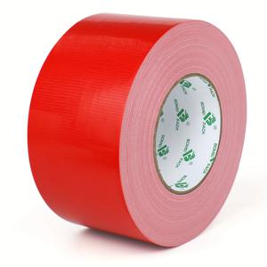 1 롤 PACK 빨간 천 뒤집어 누운 공기 배관 테이프, 75MMx20m, 슈퍼 접착제, 헤비 듀티, 방수, 합성 고무로 만든, 수리, 산업, 포장, 나무, 플라스틱, 유리, 천, 금속 표면용