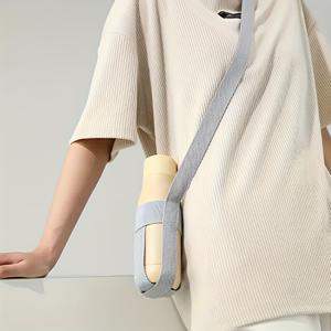 TEMU 조절 가능한 스트랩이 있는 휴대용 보온 물병 홀더 1개 - 하이킹, 체육관, 여행용 내구성 폴리에스터 핸즈프리 컵 슬리브 - 안전한 착용 및 인체공학적 디자인, 하이킹 액세서리