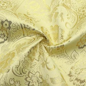 TEMU 1개 골드 & 실버 자카드 원단, (50X150Cm) 100% 폴리에스터, 리본, 배경, 테이블보, 베개, 가방, 소파 커버, 커튼 및 공예용 고급, 고품질