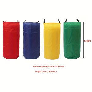 TEMU 4pcs 감자 가방 경주 가방, 내구성과 내마모성, 그룹화가 쉬움, 성인과 가족을 위한 야외 게임 잔디 게임, 속도와 민첩성을 촉진, 부활절 카니발 캥거루 점프 가방에 적합