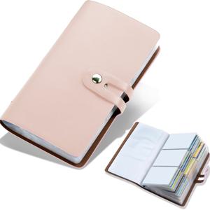 TEMU 96장 명함 정리함, RFID 차단 신용카드 홀더, 전문 명함 보관함 및 네임카드 북, 신용카드 보호기