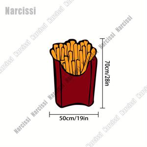 TEMU 도트무늬 플라스틱 뒷면 인조 캐시미어 러그, 중량, 12.1mm 두께. 창의적인 프렌치프라이 디자인 러그 1개, 푹신하고 부드럽고 편안한 침실, 소파, 침대 옆용. 간편한 관리의 홈 데코용 바닥 매트