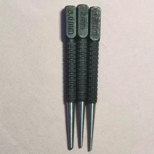 TEMU 3pcs 1.5 / 2 / 3mm 고탄소강 센터 펀치 세트, 3.98인치 합금 강철 금속 목재 마킹 드릴 도구 미끄럼 방지 센터 펀치