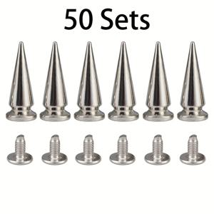 TEMU 50세트 26MM 골드 메탈릭 & 스터드 1