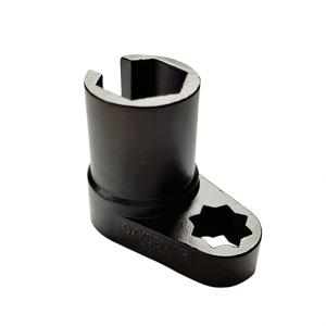 TEMU 산소 센서 소켓 렌치, 1.27 Cm 드라이브 22 Mm 육각 오프셋 소켓 산소 센서 설치 및 제거 도구, 자동차 전면 분해 산소 센서 소켓 특수