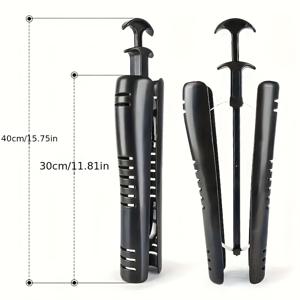 TEMU 2개입 플라스틱 부츠 지지대, 하이부츠 및 미들부츠 지지 패드, 조절 가능한 신발 지지 브래킷, 주름 및 변형 방지, 신발 관리 액세서리