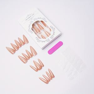 TEMU 24pcs 롱 스틸레토 골든 옐로우 그라데이션 캣아이 팁 아크릴 프레스온 네일 XXL 긴 사이즈 완벽 핏 인조네일 세트, 젤리 글루 1개 & 네일 파일 1개 포함, 여성용 데일리 및 파티용