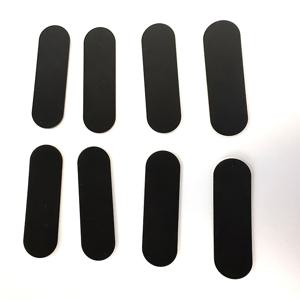 15개 부드러운 실리콘 충격 방지 패드, 미끄럼 방지 접착 패드, 캐비닛 도어 및 서랍용 블랙 실리콘 충격 흡수 패드