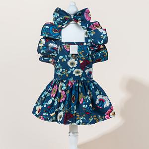 로열 블루 자카드 체크 크리스마스 퓨어 화이트 펜던트 플러시 보우 화이트 옐로우 튤 레드 보우 화이트 체크 옐로우 체크 공주 스완 웨딩 드레스 웨딩 드레스 인형 목 프렌치 강아지 옷 고양이 옷 드레스 플러터 소매 보우 레이스 귀여운 P