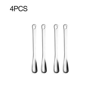TEMU 4개 세트 304 스테인리스 스틸 미니 디저트 스푼 스푼, 귀여운 카푸치노 커피 스푼, 스푼 조미료 스푼 소스 스푼, 소형 커피 스푼/디저트 스푼/조미료 스푼, 주방/커피숍/결혼식 파티에 적합