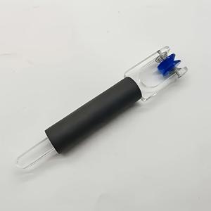 TEMU 1개 조절식 유리 압착 도구 (이중 스프링 블루 드럼 포함) - 비전기식 압착 및 광택 도구, 구리/알루미늄 호일, 유리 공예, 프로젝트에 적합 - 내구성 좋은 플라스틱 구조, 인체공학적 손잡이 디자인, 견고한 구조