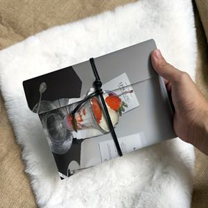 TEMU Kindle 및 iPad용 인조 가죽 보호 슬리브, 딸기 및 체리 디자인, 모든 eBook 리더기에 적합