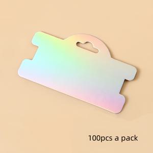 TEMU 주얼리 포장용 진열용 카드스톡 카드 100개, 