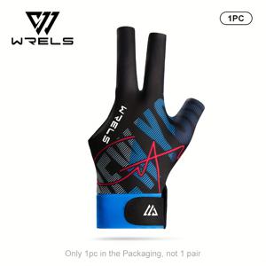 WRELS 전문가용 오픈핑거 당구 장갑 1개, 편안하고 땀을 흡수하며 통기성이 좋음, 당구 플레이, 당구 대회, 당구 훈련에 적합