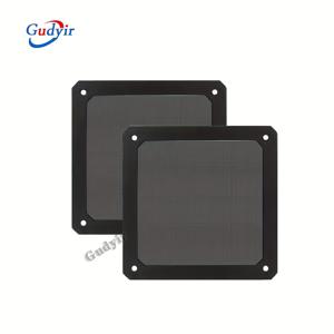 120mm PC 팬용 자석 먼지 필터 2개 세트, 12cm x 12cm 블랙 보호 메시 커버로 컴퓨터를 차가워지게 설계