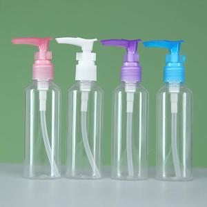 TEMU 4개 세트 누수 방지 100ml 오리 부리 펌프 병 - 로션 및 샴푸 리필용 플라스틱 용기, 욕실 사용에 적합