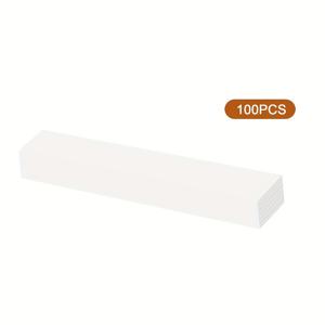 초대장용 투명 벨럼 밴드 100개입 - 웨딩 초대장, 5X7 카드용 투명 포장 라이너, 특별 행사 초대장 보관 밴드 추가