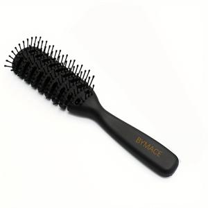 리브 빗 전문가용 스타일링 헤어브러시 두피 마사지 플라스틱 빗 남성용 곱슬머리 빗