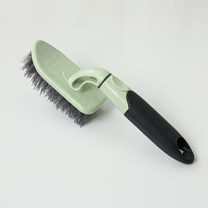 TEMU 1개 내구성 강한 단단한 솔 청소 브러시 - 다용도 바닥 & 화장실 청소기, 긴 손잡이로 깊고 강한 솔 스크러빙 파워