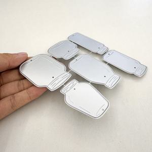 TEMU 오리지널 러블리 병과 병 모양 페이퍼 커팅 다이, 엠보싱, 카드 만들기 장식 및 DIY 스크랩북 앨범용 다이