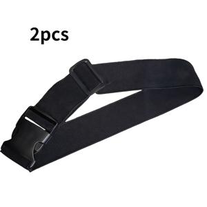 TEMU 2개 조절 가능한 탄성 야외 벨트, 안전한 묶음, 최대 길이 약 70cm, 1.5배의 인장 연장, 외출 여행 의류 겉옷 정리, 여행 가방 고정 및 포장, 러그, 베개 고정, 가정 여행용 추가품으로 적합