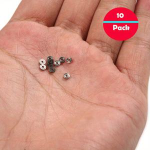 TEMU 10 681ZZ 미니 메탈 볼 베어링 - 1X1X3mm (0.04X0.04X0.12인치) 오픈형 미니어처 베어링, 정밀 기계용, 내구성 있는 금속 구조, 컴팩트 디자인, 산업 및 자동차용