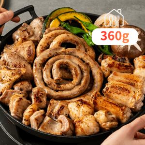 TEMU 집에서먹자 곱이고운 소곱창 모둠세트 320g(곱창1팩+대창1팩) 참소스40g 증정