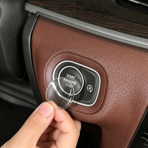 TEMU 토요타 RAV4용 시동 스위치 버튼 보호 스티커, 스타트/스톱 버튼용, 긁힘 방지 대시보드, 간편 설치 투명, RAV4 자동차 대시보드 보호와 호환