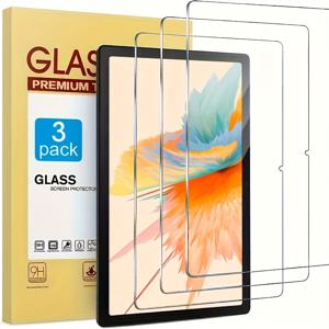 TEMU 삼성 갤럭시 탭 A8 10.5인치 (SM-/X205/X207)용 3팩 강화유리 스크린 보호필름 - 고품질, 쉬운 설치, HD 선명도, 스크래치 방지, 기포 없는 적용 [울트라 클리어] [스크래치 방지] [쉬운 설치] [9H 경도], 태블릿 스크린 보호필름, 매끄러운 표면, 내구성 있는 유리, 파손 방지 소재, 유리 커버, 삼성 태블릿 사용자용