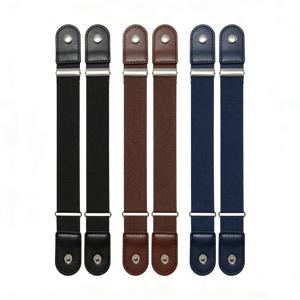 6개 멀티컬러 보이지 않는 탄성 벨트, 버클 없는 게으른 허리 감싸기, 남녀공용 청바지 바지 올매치 스타일