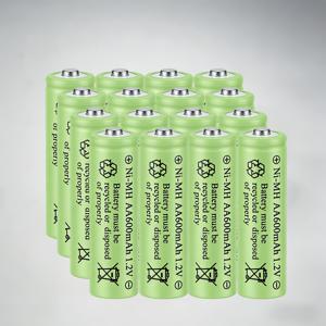 TEMU Ossian 브랜드-Aa 충전식 배터리 1.2V 600Mah, 리모컨, 카메라, 손전등, 전동 장난감 및 소형 전자 제품용 Ni-Mh 배터리