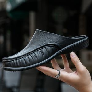 남성용 미끄럼 방지 슬립온 작업 샌들 - 가벼운 EVA 통기성 여름 신발, 쿠션 솔 포함, 실내/실외용 편안함, 블랙, 실내 슬리퍼, 디자인, 부드러운 쿠셔닝, 편안한 신발, 가정용