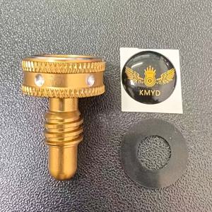 TEMU KMYD 빌리어드 큐 버트 엔드 플러그, 골드 알루미늄 합금 CNC 제조 빌리어드 큐 스크류, 가죽 케이스 및 스티커가 있는 빌리어드 큐 버트 스크류, 두 가지 스타일 제공
