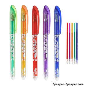 TEMU 10개입 컬러 지우개펜 세트, 0.5mm 극세필, 내장형 지우개. 드로잉과 낙서에 적합, 노트 작성 및 필기에 이상적. 사무실 및 학교용, 생일, 크리스마스, 할로윈, 새해, 친구 선물로도 완벽! 부활절 선물로도 훌륭!