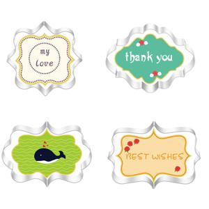 TEMU 4pcs, 웨딩 쿠키 커터, 스테인레스 스틸 캔디 몰드, MY LOVE THANK YOU 비스킷 몰드, 초콜릿 커터, 케이크 장식 몰드, 베이킹 도구, 주방 가제트, 주방 악세사리, 가정용 주방 용품