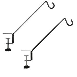 TEMU 고하중, 신축형 및 조절식 데크용 후크, 새 모이통, 식물, 바구니, 풍경, 랜턴 등 걸이용 다용도 후크