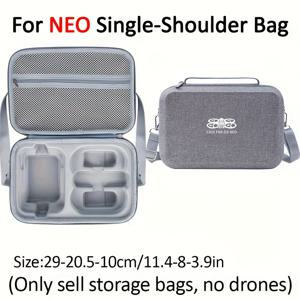 TEMU DJI Neo 드론 추가 장비 보관을 위한 올인원 휴대용 핸드백, 여행 및 간편한 휴대용으로 디자인