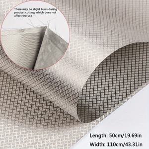 TEMU 1개 40*50Cm/15.75*19.69In 50*110Cm/19.69*43.32In 다양한 사이즈의 자카드 방사선 차단 원단 (원품은 품절되어 제거되었습니다)