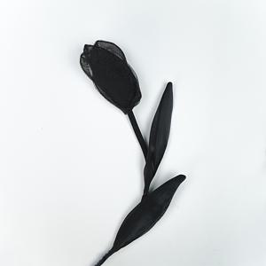 TEMU 손으로 만든 튤립은 모자, 가방, 의류 장식에 사용할 수 있으며, 발렌타인데이 선물로 매우 적합합니다.