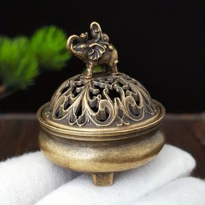 TEMU 1개, 새로운 행운의 코끼리 향로와 작은 구름, 명상, 선좌, 요가, 야외 스파 장식 예술, 홈 데코, 방 장식용