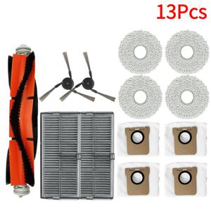 TEMU Xiaomi Omni M40 D110CN 호환, 추가품, 커팅 롤러, 메인 사이드 브러시, 히파 필터, 걸레, 먼지 봉투 부품