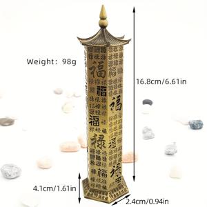 TEMU 1개 중국식 스탠딩 향로 - 우아한 전통 아시아 금속 버너, 중공 육각 디자인, 아연 합금 제작, 홈, 명상, 요가, 스파, 오피스용 - 스틱, 콘, 루스 인센스 호환 - 전기 불필요 - 장식용 문화 소품, 명상 액세서리, 정교한 디테일, 마감, 요가 실천자용