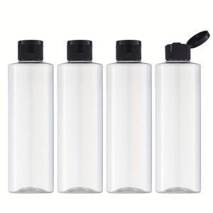 250ml 클램쉘 플라스틱 병, PET 투명 로션 병, 샴푸 소분 병