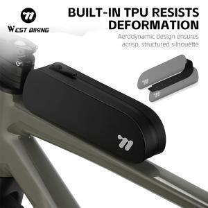 WEST BIKING 자전거 탑튜브백 핸들바백 퀵 어댑트 TPU 수납가방 대용량 MTB 로드바이크 사이클링 액세서리