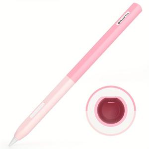 TEMU Apple Pencil Pro 케이스 2세대 실리콘 초박형 보호 슬리브에 적합, Apple Pencil 2세대용 - 스크래치 방지 및 패셔너블한 디자인, 멀티컬러, 핑크, 그린, 블루, 퍼플, 브라운, 그레이